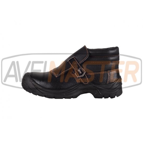 Bezpečnostné Boot Black skin P2101 Buckle Tam 36-172524