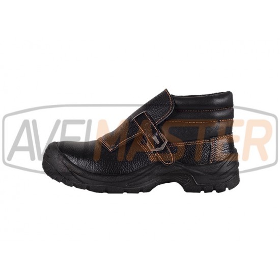 Bezpečnostné Boot Black skin P2101 Buckle Tam 43-172531