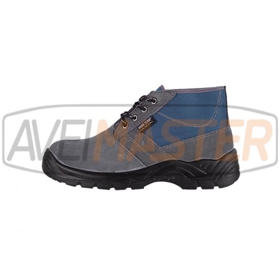 Bezpečnostné topánka kože Gray P2601 Tam 36-172536
