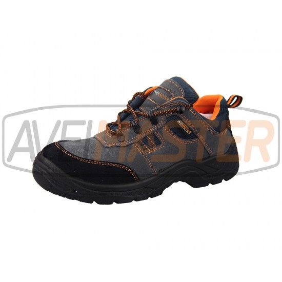 Topánka Safety Leather Brown S3 Nubuck 39 Comp A1201 Tam