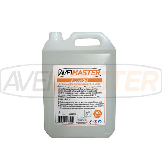 Škrob gél s 70% etanolom v 5 litra Bidon