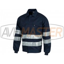 Jacket w / golier typ B1107 Tam galantérnym tovarom Navy Blue XL 58/60