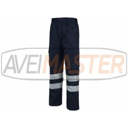 Nohavice w / elastický pásik Navy Blue w / refl pásky 2 40 B1447