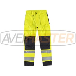 Nohavice s vysokou viditeľnosťou pravej multibolsos C2912 - veľkosť 52