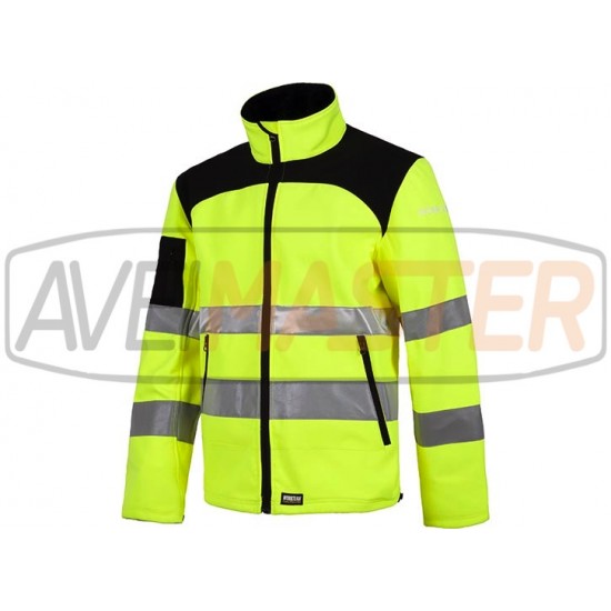 Coat wind-dverový Reflektor Yellow / Black c2930 - Tam M