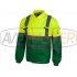 S vysokou viditeľnosťou bundy Green / Yellow C3311 - veľkosť XXL