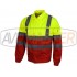 S vysokou viditeľnosťou bundy Red / Yellow C3311 Vel XL