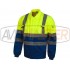 S vysokou viditeľnosťou bundy modrá / Yellow C3311 - veľkosť M