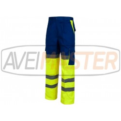 Nohavice hneď multib modrá / žltá Hrebeň c / Vysoká je viditeľnosť C3314-40