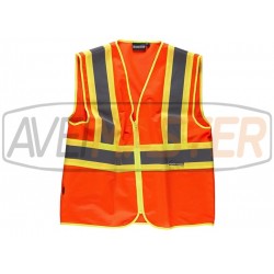 S vysokou viditeľnosťou vesta Orange / Yellow C3620 - Veľkosť L S vysokou viditeľnosťou vesta Orange / Yellow C3620 - Veľkosť L
