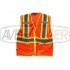 S vysokou viditeľnosťou vesta Orange / Yellow C3621 - Veľkosť L