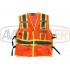 S vysokou viditeľnosťou vesta multib Orange / Yellow C3622 - U