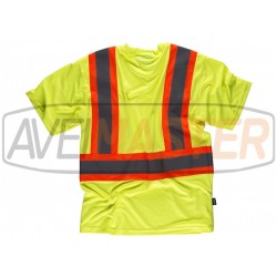 Tričko m.curta žltá / oranžová w / náprsné vrecko C3645 M Tam