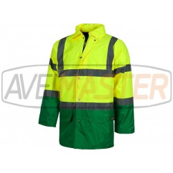 Parka s vysokou viditeľnosťou Impero. Yellow / Green XL C3711 -Tam