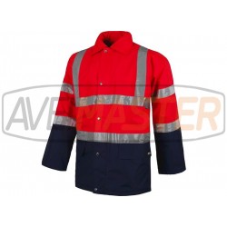 polstrované nepremokavá bunda Red / modrá C3717 - Tam M polstrované nepremokavá bunda Red / modrá C3717 - Tam M