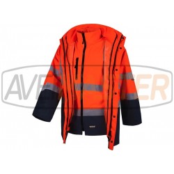 Vyberateľná nepremokavá bunda Orange C3745 - Veľkosť L