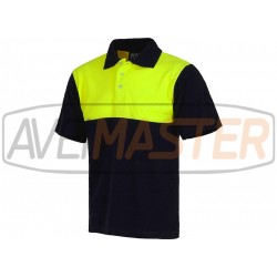Polo s krátkym rukávom modrá / Yellow C3840 - veľkosť M Polo s krátkym rukávom modrá / Yellow C3840 - veľkosť M