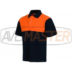 Polo s krátkym rukávom modrá / Orange C3840 - veľkosť XL Polo s krátkym rukávom modrá / Orange C3840 - veľkosť XL