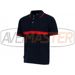 Polo s krátkym rukávom w / kombinovanej pásmo Modrá / Red C3850 - XL Polo s krátkym rukávom w / kombinovanej pásmo Modrá / Red C3850 - XL