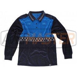 Polo m.comp Navy modrá / modrá obloha c / Reflet pásky C3856 - XS Polo m.comp Navy modrá / modrá obloha c / Reflet pásky C3856 - XS