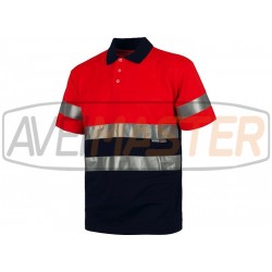 Polo m.curta hrebeň s vysokou viditeľnosťou Red / modrá C3867 - S Polo m.curta hrebeň s vysokou viditeľnosťou Red / modrá C3867 - S