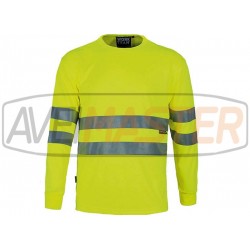 Tričko s dlhým rukávom Yellow C3933 - Veľkosť L