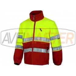 Coat Polar reflektor Red / Yellow C4025 - veľkosť S