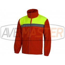 High Polar viditeľná bunda Red / Láska c / páska refl C4030 - L