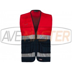 S vysokou viditeľnosťou vesta Red / Navy Blue C4047 Tam M S vysokou viditeľnosťou vesta Red / Navy Blue C4047 Tam M