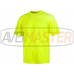 T-Shirt krátky rukáv okrúhly výstrih Yellow C6010 - veľkosť XXL
