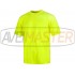 T-Shirt krátky rukáv okrúhly výstrih Yellow C6010 - veľkosť XXL