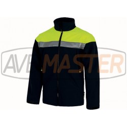 Vetrovka w / reflexnou páskou modrá / žltá S9505 - 3XL