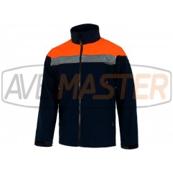 Vetrovka w / reflexnou páskou modrá / Orange S9505 Veľkosť L