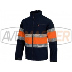 Vetrovka modrá / Orange S9520 - veľkosť XL