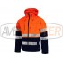 Parka reflektor modrá / oranžová S9525 s Capucho - Tam 3XL