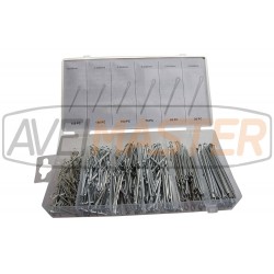 KIT plastovom púzdre 555pcs Groupilhas Assorted Half Cana Zinc