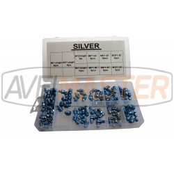 KIT plastovom púzdre 110pcs Grácie Sady pozinkované