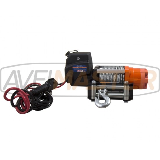 Elect Aveimaster navijak 12V 6000Lbs / 2.721Kgs c / Cable Aco