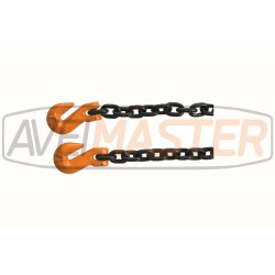 Aktuálny čierna Tvrdené 10 mm x 3 mt c / 2 G80 háčiky 359103