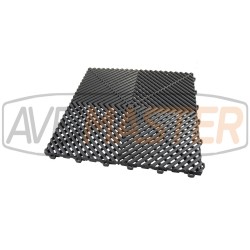 Plast podlahy dekoratívne ohňovzdorný 400x400x18mm Gray