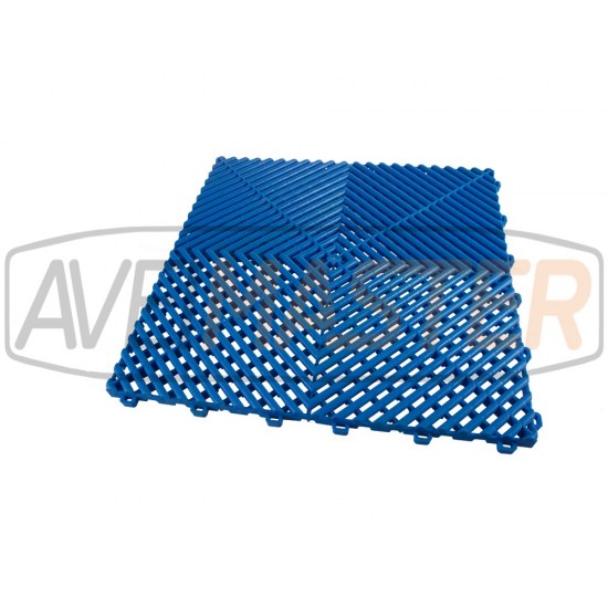 Plast podlahy dekoratívne ohňovzdorný 400x400x18mm Modrá