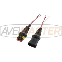 Pripojenie Rýchle 3P M + F c / ochranné gumové káble a 15cm Pripojenie Rýchle 3P M + F c / ochranné gumové káble a 15cm