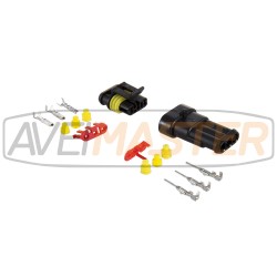 Pripojenie Rýchle 3P M + F c / Prot Guma w / w / svorky Krimpovacie Pripojenie Rýchle 3P M + F c / Prot Guma w / w / svorky Krimpovacie