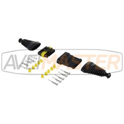 Pripojenie Rýchle 5P M + F c / ochranné gumové káble a 15cm Pripojenie Rýchle 5P M + F c / ochranné gumové káble a 15cm