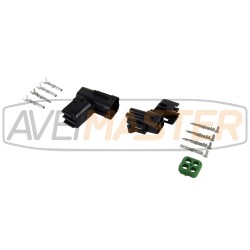 Pripojenie Rýchle Quad M 4P + F c / c Rubber Prot / termín w / Lisovacie Pripojenie Rýchle Quad M 4P + F c / c Rubber Prot / termín w / Lisovacie