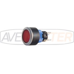 Plast switch Emb On-Off 1NO1NC červená LED F22 Zásuvka