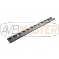 Avionics Profile Rail Hliník Vstavané 34x9,6mm 3m