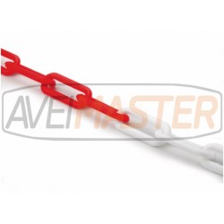 Aktuálne signalizácia Plastic Red / White 6mm 27X20 - 756 600