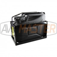 Jerrican 10 LT kovový čierna s podporou - 770 104