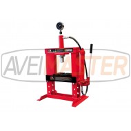 Hydraulický lis 10T lavice w / báz 110 až 364mm zdvih